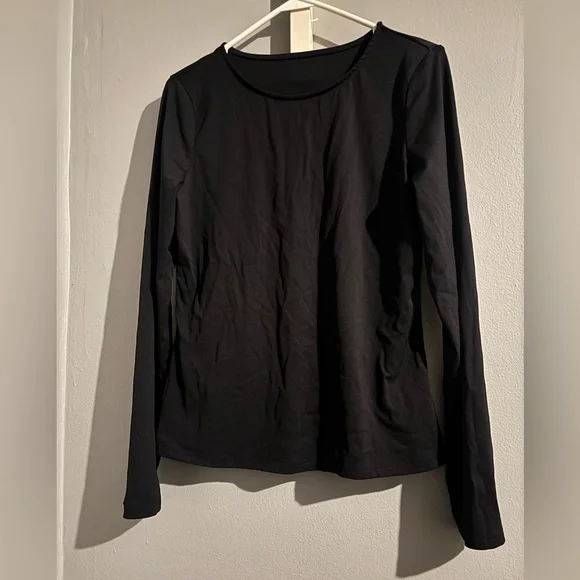 Black Long Sleeve T-Shirt - Picture 2 of 3